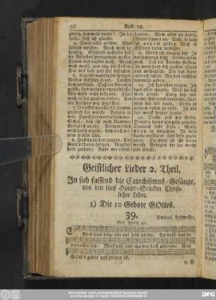 1) Die 10 Gebote Gottes.