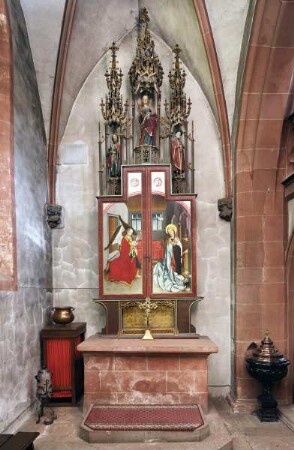 Johannesaltar — Verkündigung der Geburt Christi