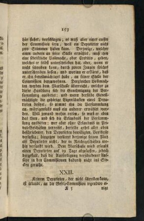 153-160, XXII. - XXXI.