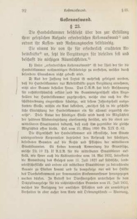 Kostenaufwand