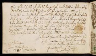 Bierer, Johann Georg [Stadtmusicus]. Öhringen, 30.06.1740.