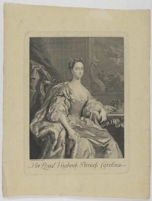 Bildnis der Princess Carolina