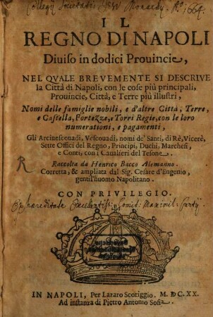 Il regno di Napoli