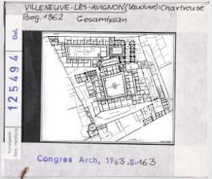 Villeneuve-les-Avignon: Grand Chartreuse, Gesamtplan
