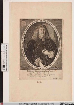 Bildnis Johann Thomae (od. Thomasius)