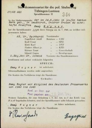 Wagner, Emmy