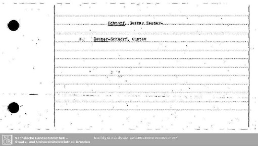 Schnorf, Gustav Zeuner-