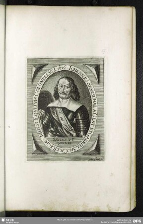 Johannes Seneschal A Gent Et Gabriel Sac: Caes: Regiaeq[ue] Maiest: Equitum Colonellus A: 1646.
