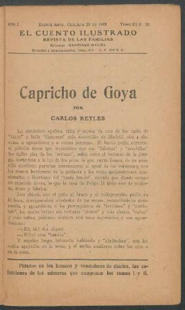 Capricho de Goya : [Ilustraciones de J. Peña.]