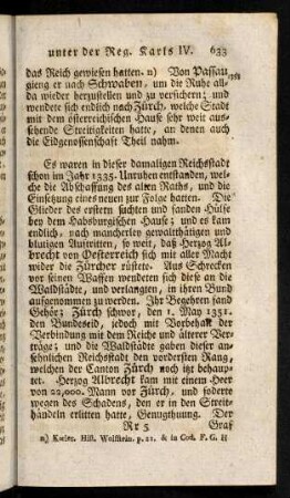 633-643, Es waren in dieser damaligen Reichsstadt schin im Jahr 1335. Unruhen entstanden, ...