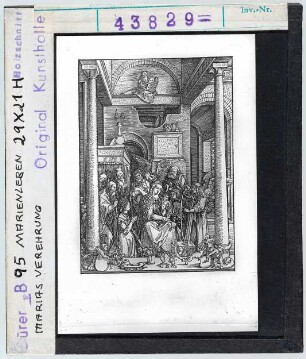 Albrecht Dürer: Marienleben, Marienverehrung, B 95