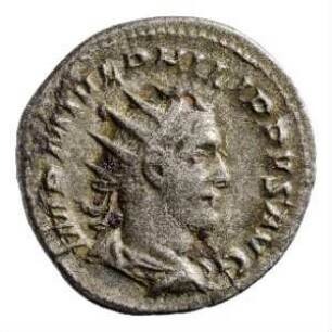 Münze, Antoninian, 246 n. Chr.