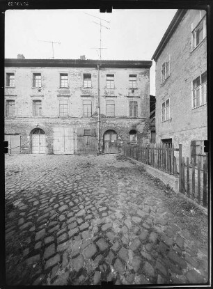 Altenburg, Pauritzer Straße. Ehem. Fabrikgebäude. Hofansicht