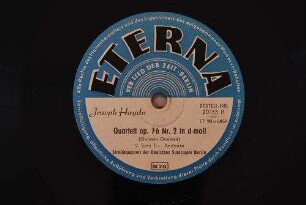 Quartett : op. 76 Nr. 2 in d-moll; (Quinten-Quartett); 2. Satz, 2 [Teil]: Andante / Joseph Haydn