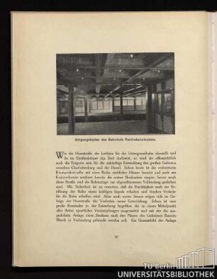 20. Eingangshalle des Bahnhofs Reichskanzlerplatz.