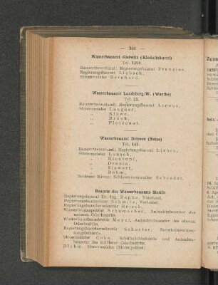 Wasserbauamt Driesen (Netze)