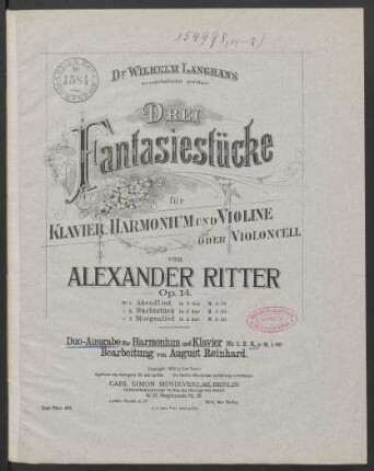 No. 3: Morgenlied in A dur
