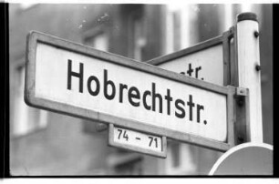 Kleinbildnegativ: Hobrechtstraße, 1977