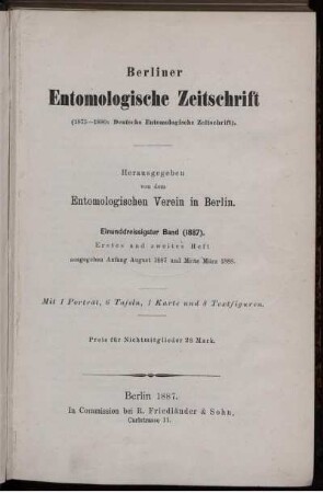 31: Berliner entomologische Zeitschrift