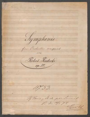 Sinfonien; F-Dur; op. 50