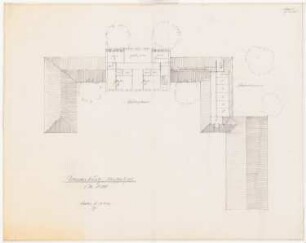 Schloss Sonnenburg, Bad Freienwalde: Grundriss Dachgeschoss 1:100