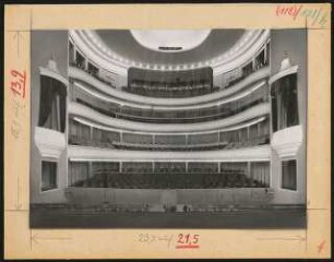 Stadttheater, Freiburg: Ansicht Zuschauerraum