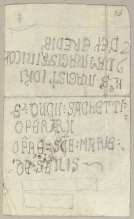 Die Nachschrift einer Inschrift