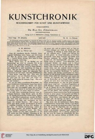 Heft 16 (21. Februar 1901)