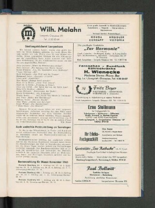 Rentenzahlung für Monat November 1965