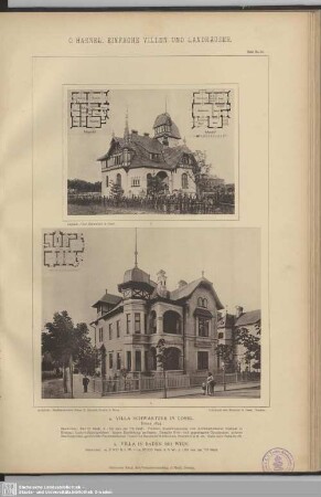 Villa Schwartzer in Cosel. Villa in Baden bei Wien