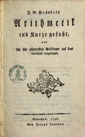 Arithmetik ins Kurze gefaßt