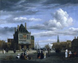 Der Damplatz zu Amsterdam
