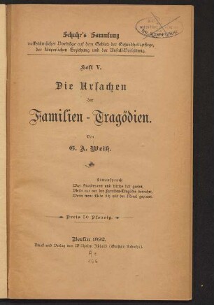Die Ursachen der Familien-Tragödien