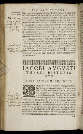 Liber Trigesimus Quintus.