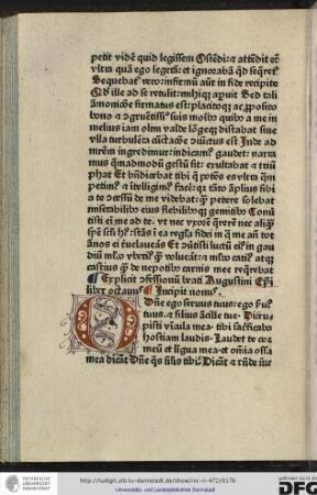O Domine, ego servus tuus, ego servus tuus, et filius ancille tue.