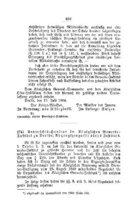 Unterrichts-Honorar im Königlichen Gewerbe-Institut zu Berlin; Abgangszeugnisse dieses Institut : [III. Gymnasien und Realschulen]