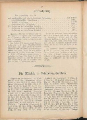 Zeitrechnung.