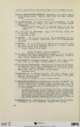 Miniaturen/Manuskripte (Nr. 635-677)