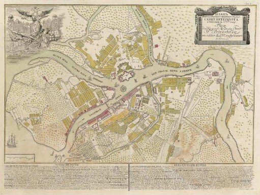 Plan der kayserl. Residentz-Stadt St. Petersburg wie solcher A. 1737 aufgenommen worden