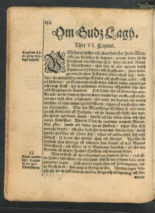Om Budz Lagh. Thet VI. Capitel.