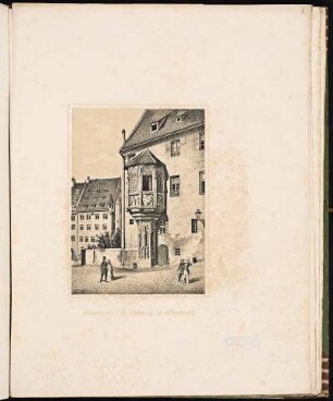 Pfarrhof St. Sebald In Nürnberg. - Evangelisch-Lutherische Kirchengemeinde Sankt Sebald, Nürnberg, Pfarrhof, Erker