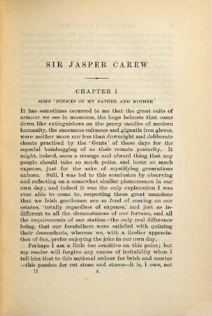 The novels of Charles Lever, 11. Sir Jasper Carew : his life and experiences