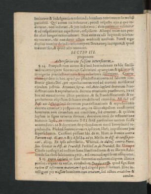 Sectio III. proponens Adversariorum fulsam inversionem.