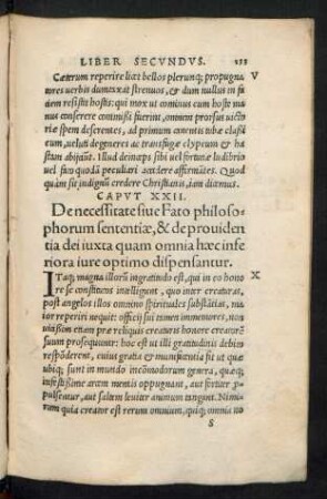 Caput XXII. De necessitate sive Fato philosophorum sententiae ...