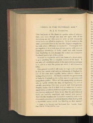 "India in the Victorian Age".