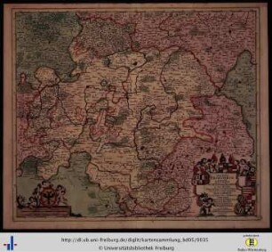 Circulus Franconicus, in quo sunt Episcopatus Wurtzburg, Bamberg et Aichstet