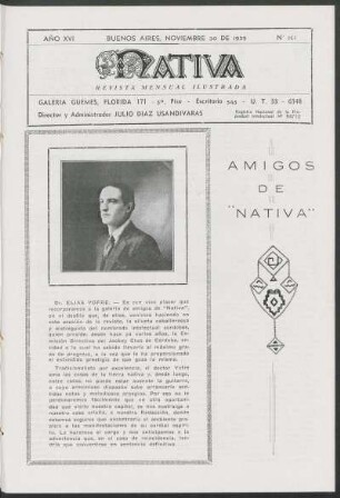 16.1939=Nr. 191: Nativa, 16.1939=Nr. 191