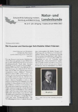 Nr. 1-3, 124. Jahrgang, Januar-März 2017