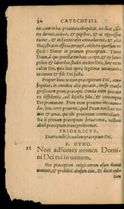 II Non adsumes nomen Domini Dei tui in vanum.