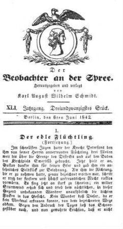 23. Stueck, 6. Juni 1842